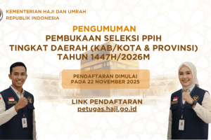 Seleksi PPIH Arab Saudi 2026 Resmi Dibuka, Ini Jadwal, Formasi, dan Syaratnya